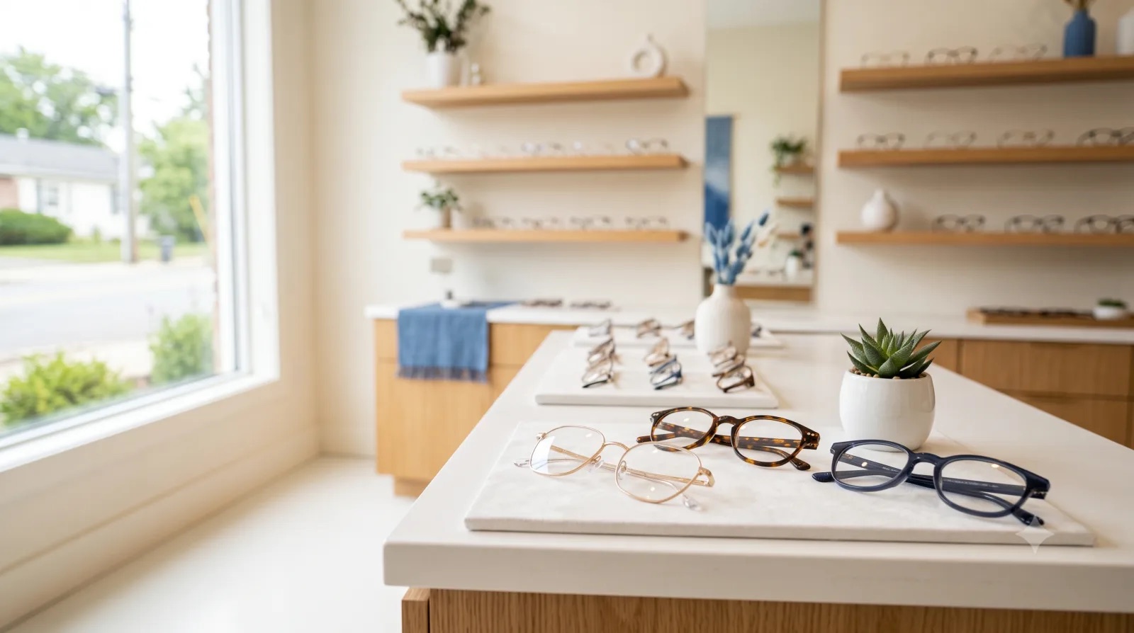 Интерьер салона оптики LIKE Optika